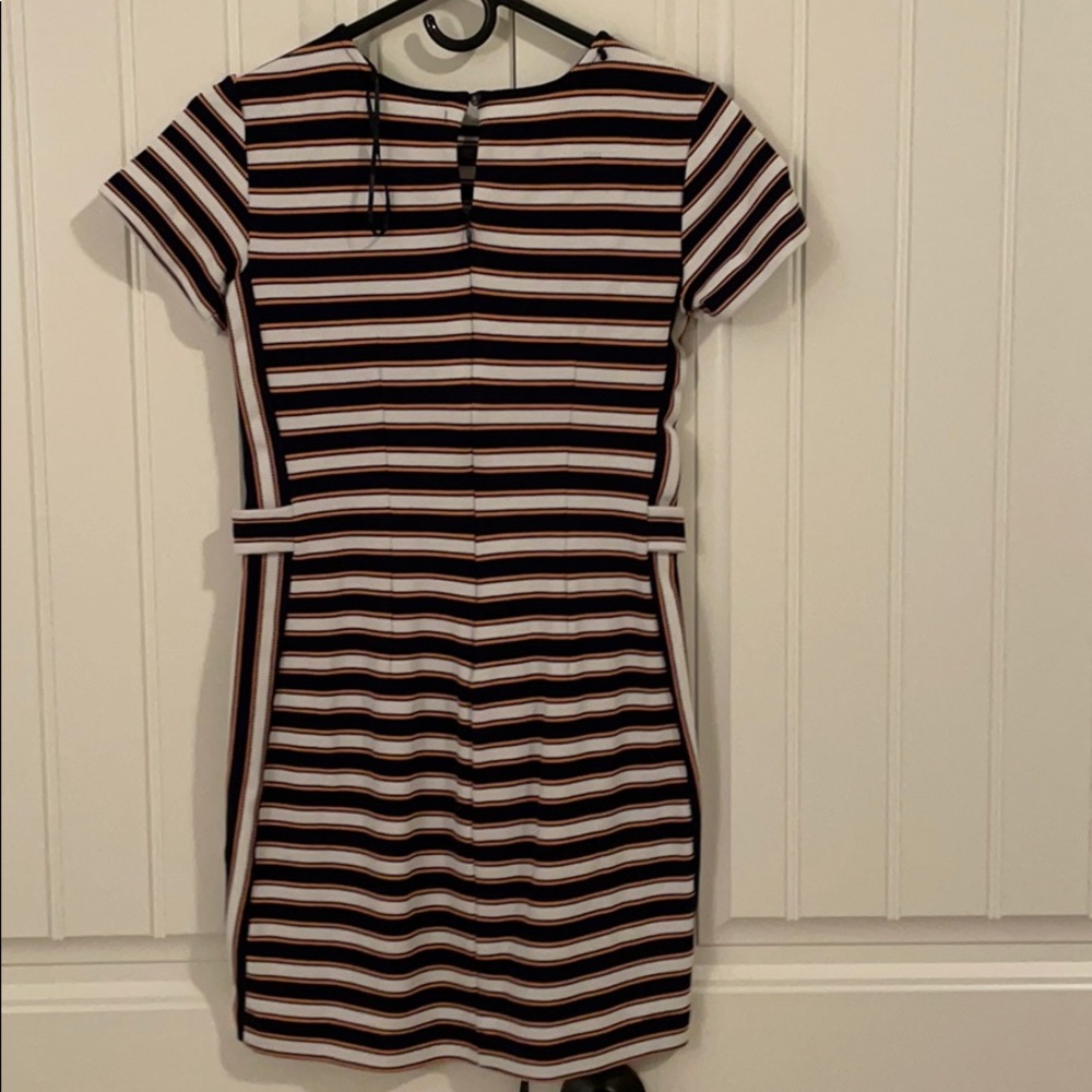 Strip dress. Size 0P banana republic